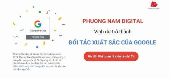 Phuong Nam Digital là Đối tác Xuất sắc của Google tại Việt Nam năm 2024